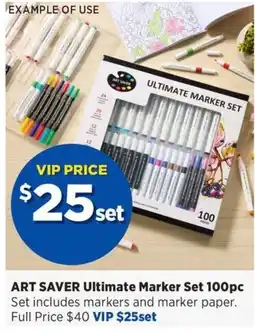 Spotlight Art Saver Ultimate Marker Set offer
