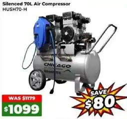 Sydney Tools Silenced 70L Air Compressor HUSH70-H Chicago offer