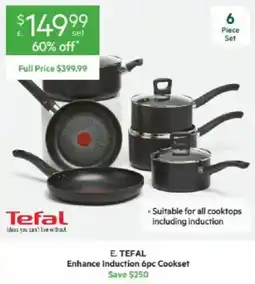 Harris Scarfe E. TEFAL Enhance Induction 6pc Cookset offer