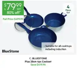 Harris Scarfe BlueStone Plus 28cm 4pc Cookset offer