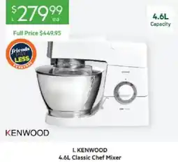 Harris Scarfe I. KENWOOD 4.6L Classic Chef Mixer offer
