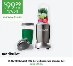 Harris Scarfe nutribullet 900 Series Essentials Blender Set offer