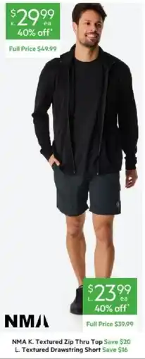 Harris Scarfe NMA K. Textured Zip Thru Top offer