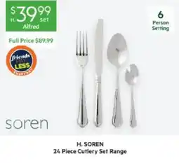Harris Scarfe Soren 24 Piece Cutlery Set Range offer