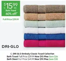 Harris Scarfe DRI-GLO Bath Towel offer