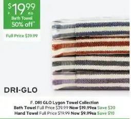 Harris Scarfe DRI-GLO Lygon Towel Collection Bath Towel offer