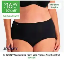 Harris Scarfe K. JOCKEY Women's No Panty Line Promise Next Gen Brief offer