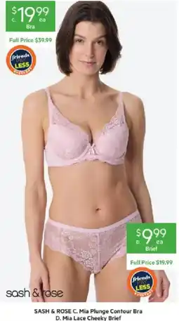Harris Scarfe Sash & Rose C. Mia Plunge Contour Bra offer
