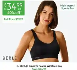 Harris Scarfe BERLEI Smooth Power Wirefree Bra offer