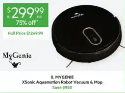 Harris Scarfe MyGenie XSonic Aquamotion Robot Vacuum & Mop offer