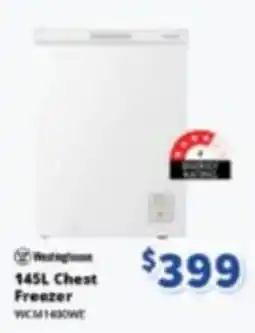 Bi-Rite Westinghouse 145L Chest Freezer offer