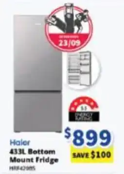 Bi-Rite Haier 433L Bottom Mount Fridge offer