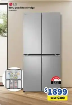 Bi-Rite LG S30L Quad Door Fridge offer