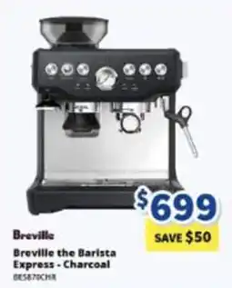 Bi-Rite Breville the Barista Express - Charcoal offer