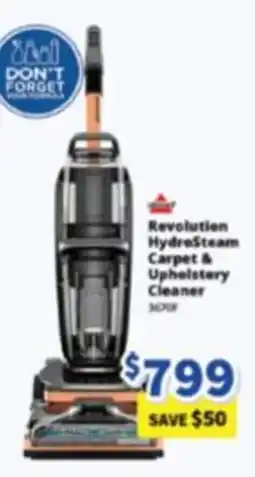 Bi-Rite Revolution HydroSteam Carpet & Upholstery Cleaner offer