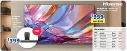 Bi-Rite Hisense 500W 3.1 Ch Soundbar with Subwoofer offer