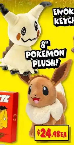 JB Hi-Fi 8´´ pokemon plush! offer