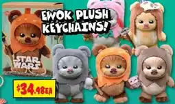 JB Hi-Fi Ewok plush keychains offer