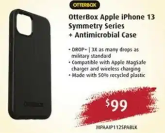 Leader Computers Otterbox Apple iPhone 13 Symmetry Series + Antimicrobial Case offer