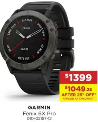 Bing Lee Garmin Fenix 6X Pro 010-02157-12 offer