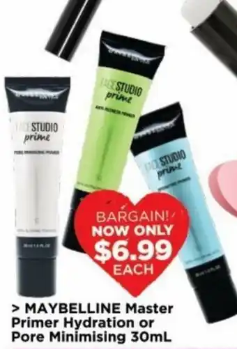 Maybelline Master Primer Hydration Or Pore Minimising 30ml