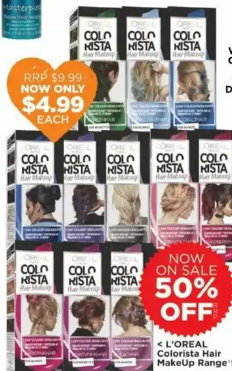 L'Oreal Colorista Hair MakeUp Range