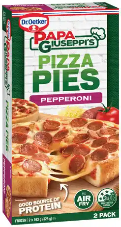 IGA Dr. Oetker Papa Giuseppi’s Pizza Pies Selected Varieties offer