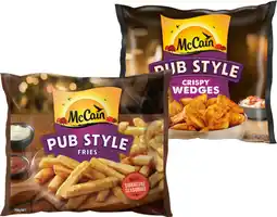 IGA McCain Pub Style Wedges or Fries 750g Selected Varieties offer