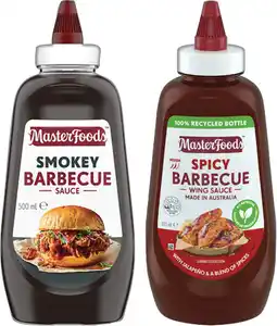 IGA MasterFoods Tomato or Barbecue Squeezy Sauce 500mL Selected Varieties offer