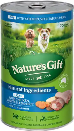 IGA Nature’s Gift Wet Dog Food Selected Varieties offer