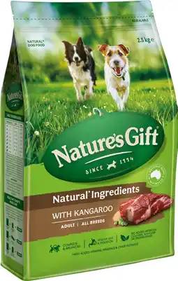 IGA Nature’s Gift Dry Dog Food Selected Varieties offer