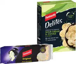 IGA Fantastic Delites or Rice Crackers 100g Selected Varieties offer