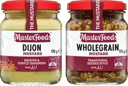 IGA MasterFoods Mustard 170‑175g or Horseradish Cream 175g Selected Varieties offer