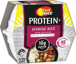 IGA Sunrice Protein+ Jasmine Rice Cup offer