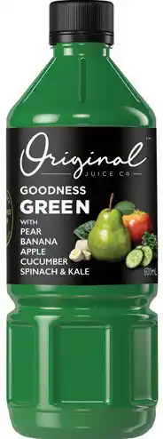 IGA Original Juice Co. Goodness Green Juice offer