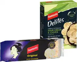 IGA Fantastic Rice Crackers or Delites 100g Selected Varieties offer