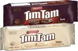 IGA Arnott’s Tim Tam Chocolate Biscuits 165‑200g Selected Varieties offer