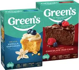 IGA Green’s Baking Mix 275‑600g Selected Varieties offer