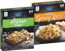 IGA Pacific West Cocktail Spring Rolls or Asian Banquet 1kg offer