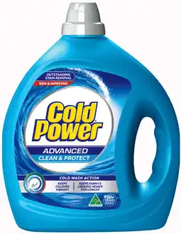 IGA Cold Power Laundry Liquid Selected Varieties offer