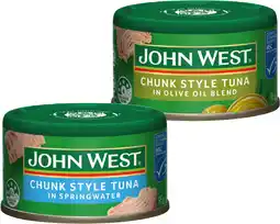 IGA John West Tuna Selected Varieties offer