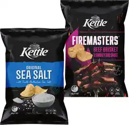 IGA Kettle Potato Chips 150‑165g Selected Varieties offer