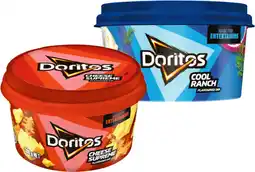IGA NEW Doritos Flavoured Dip Cheese Supreme or Cool Ranch 200g offer