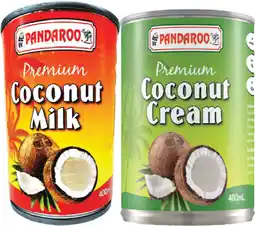 IGA Pandaroo Coconut Milk or Cream 400mL Selected Varieties offer