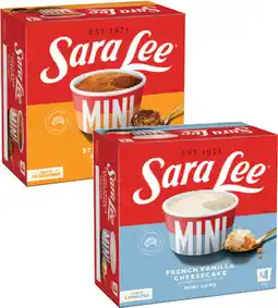 IGA Sara Lee Mini Cups Selected Varieties offer
