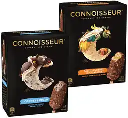 IGA Connoisseur Gourmet Ice Cream 4 Pack or Mini 6 Pack Selected Varieties offer