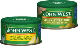IGA John West Tuna Selected Varieties offer