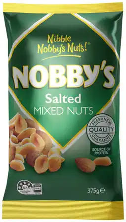 IGA Nobby’s Mixed Nuts Salted Selected Varieties offer