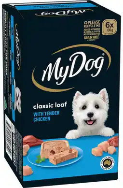 IGA My Dog Wet Dog Food Selected Varieties offer