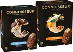 IGA Connoisseur Gourmet Ice Cream 4 Pack or Mini 6 Pack Selected Varieties offer